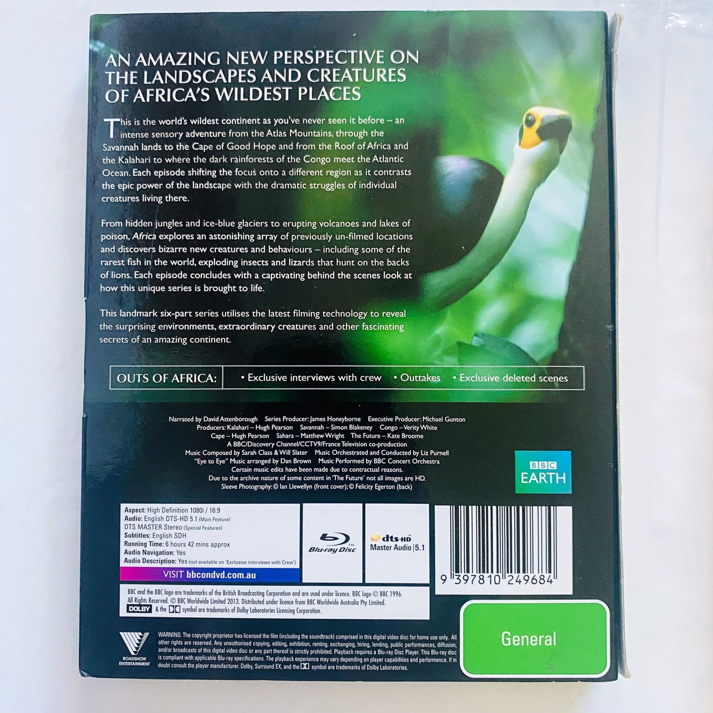Africa - David Attenborough - Blu-Ray