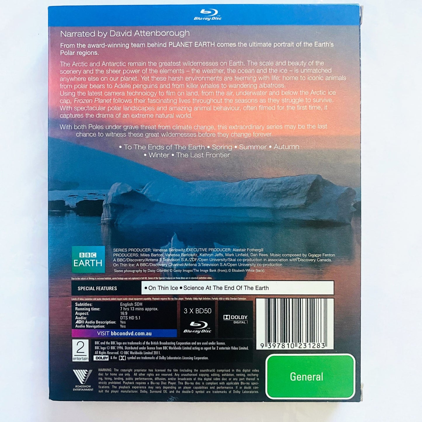 Frozen Planet: The Complete Series - Blu-Ray