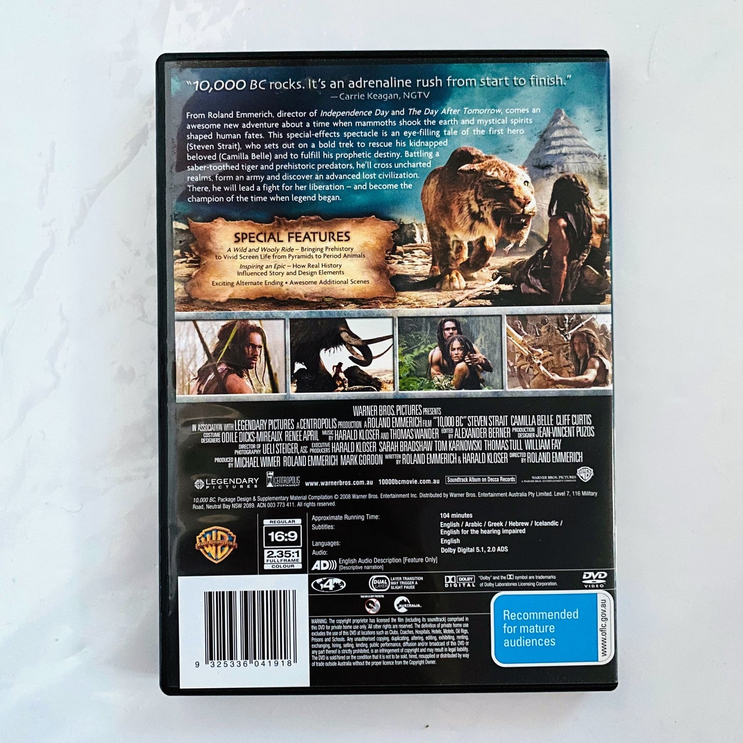 10,000 BC - DVD