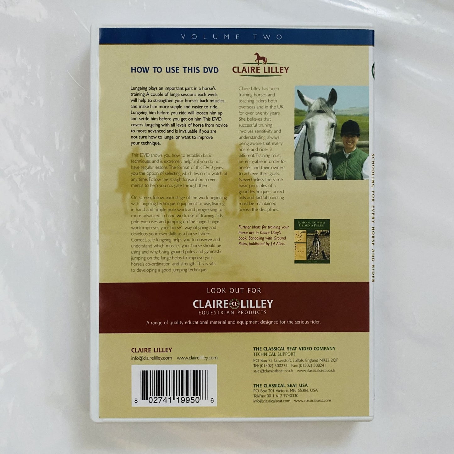 Trainig Program Lungeing - DVD