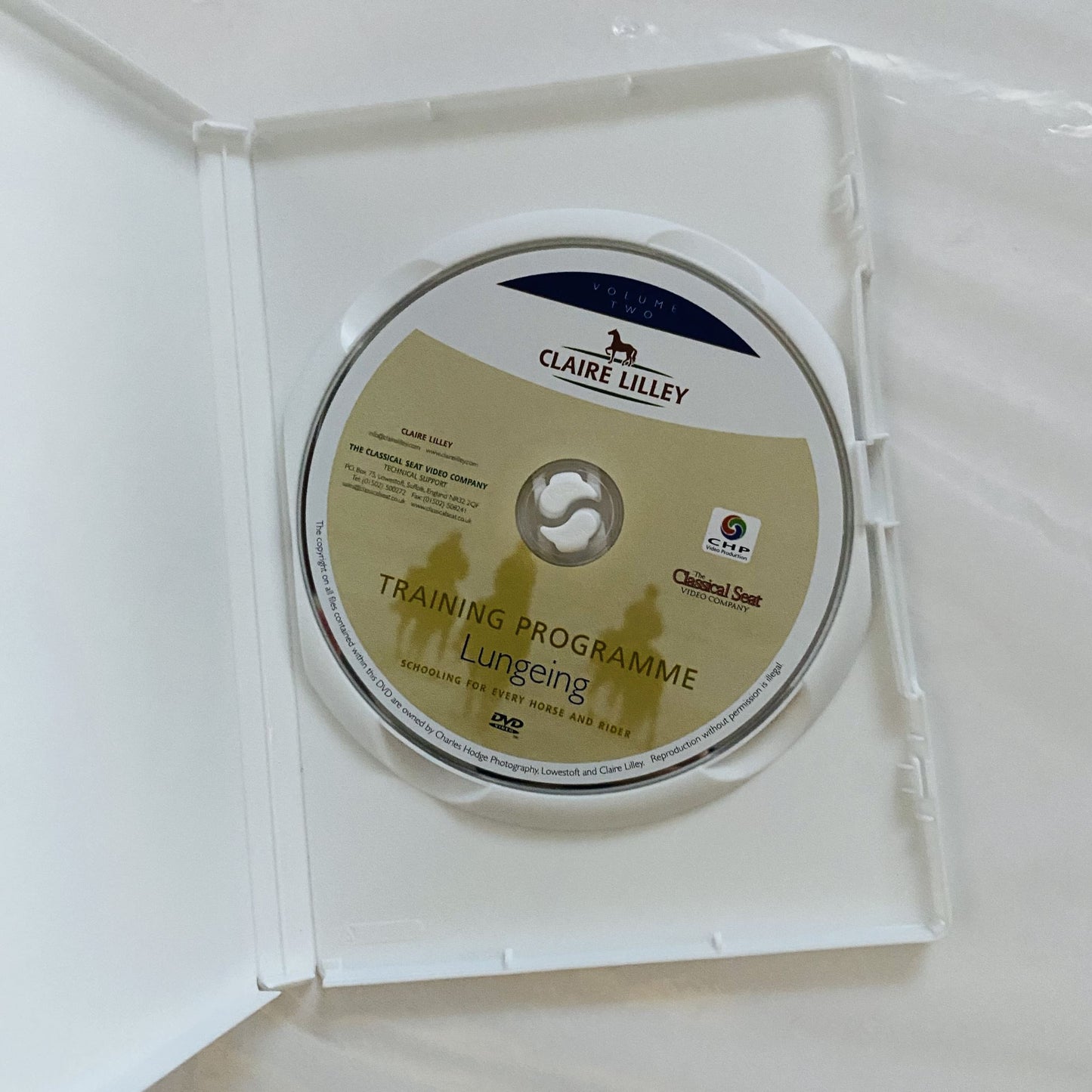 Trainig Program Lungeing - DVD