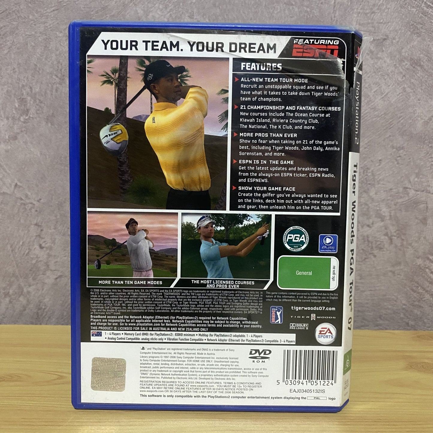 Tiger Woods PGA Tour 07 - PS2