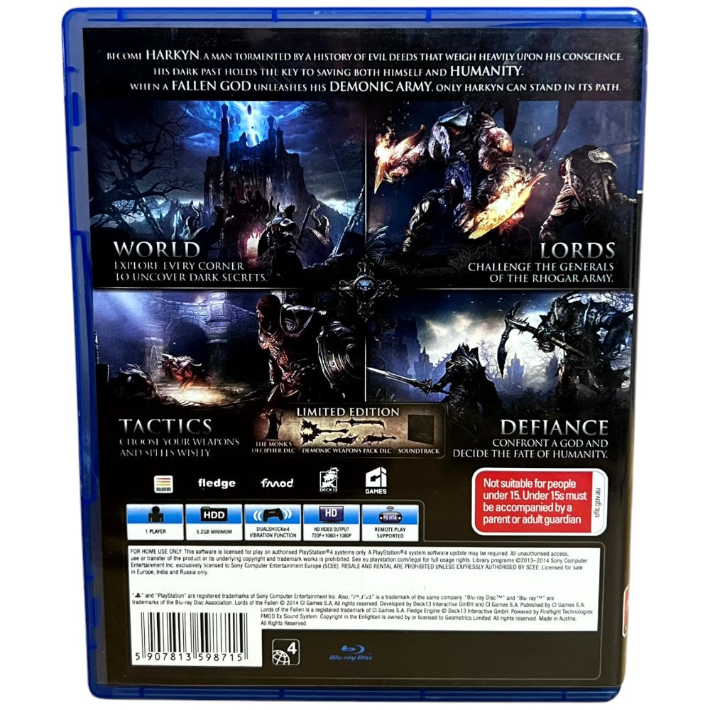 Lords of the Fallen - PS4
