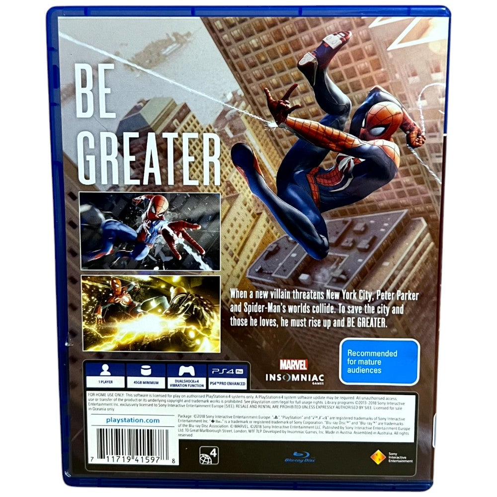Marvel Spider-Man - PS4