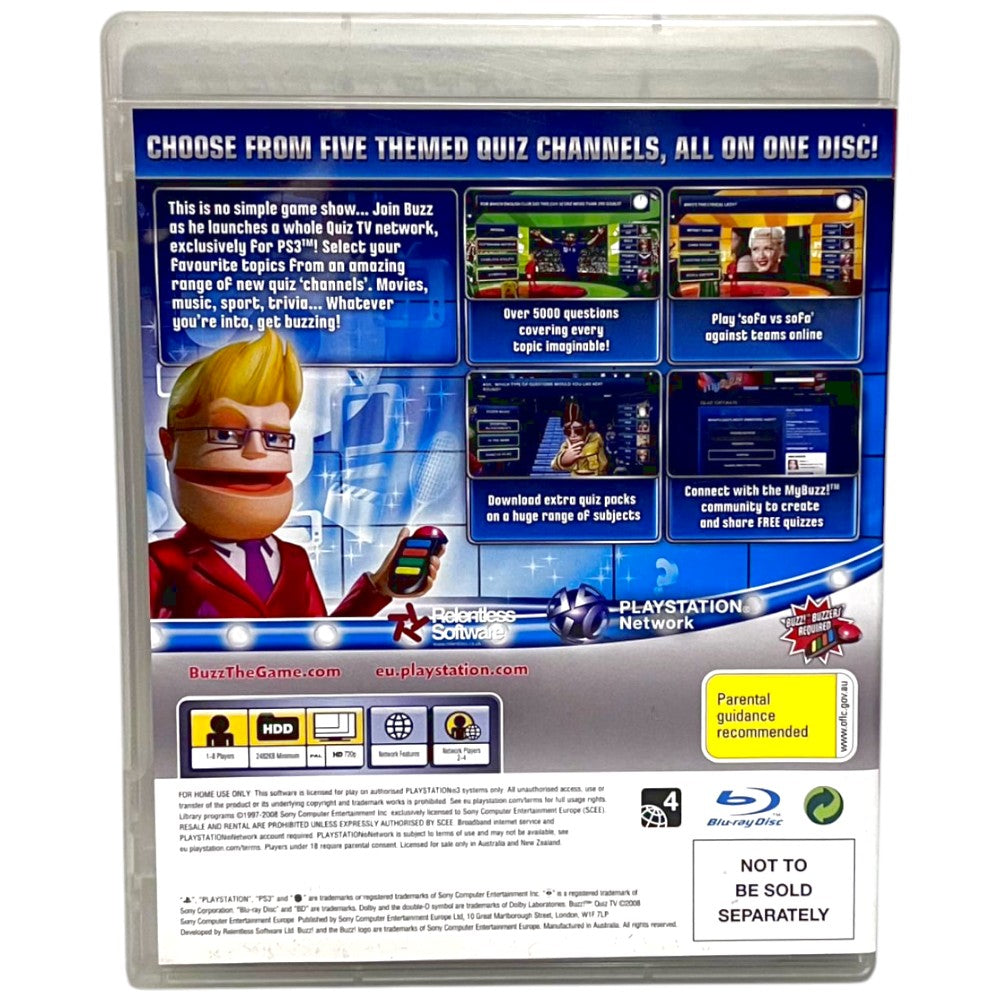 Buzz! Quiz TV - PS3