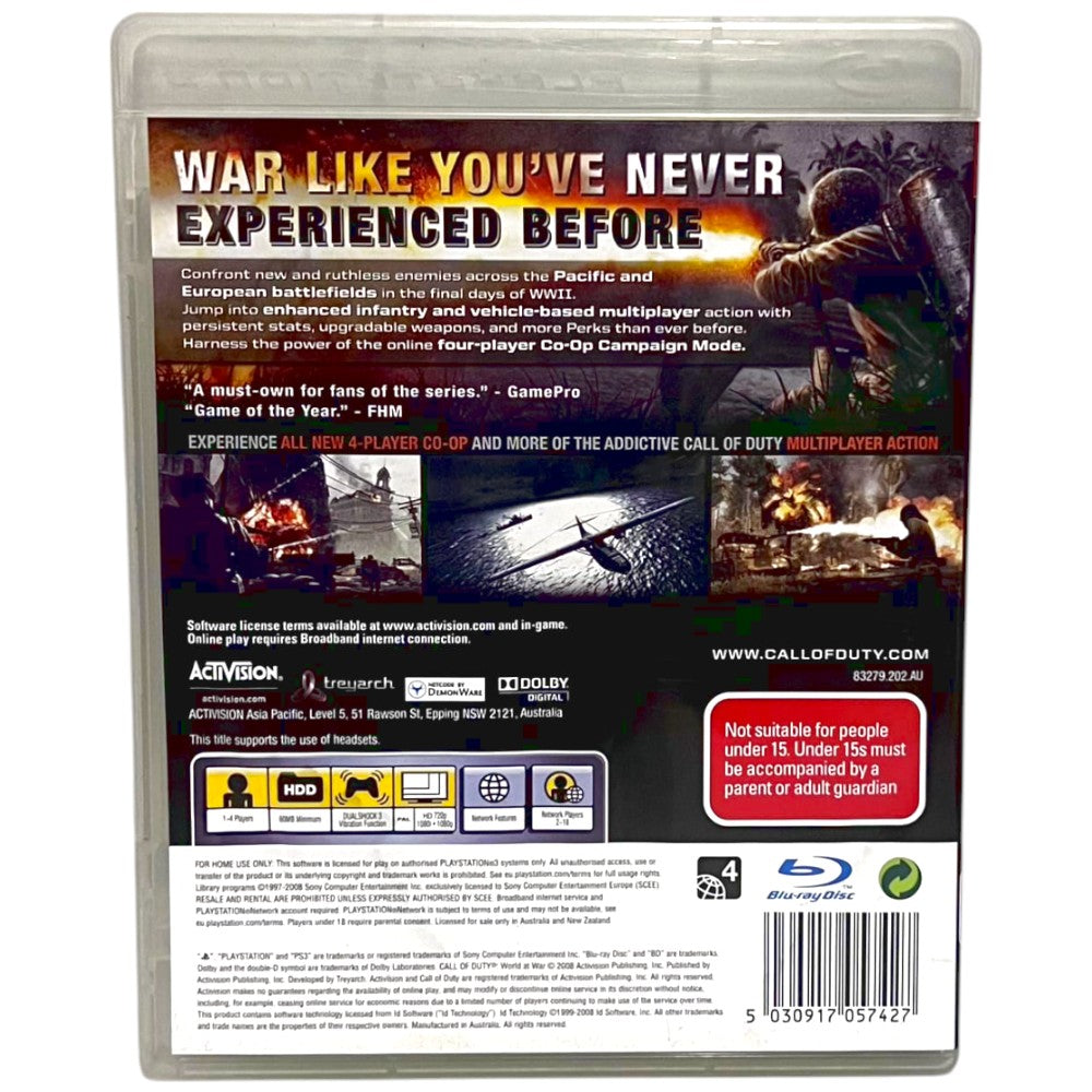 Call of Duty: World at War - PS3