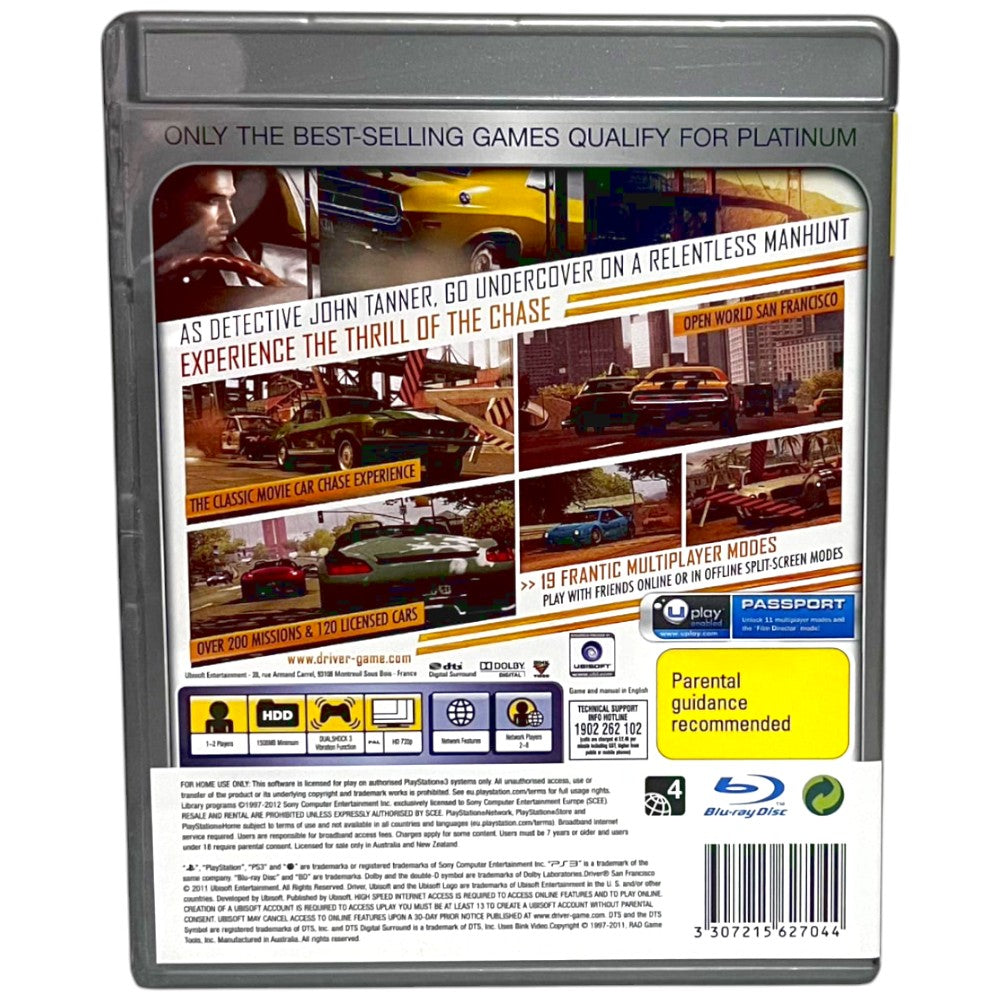 Driver: San Francisco - PS3