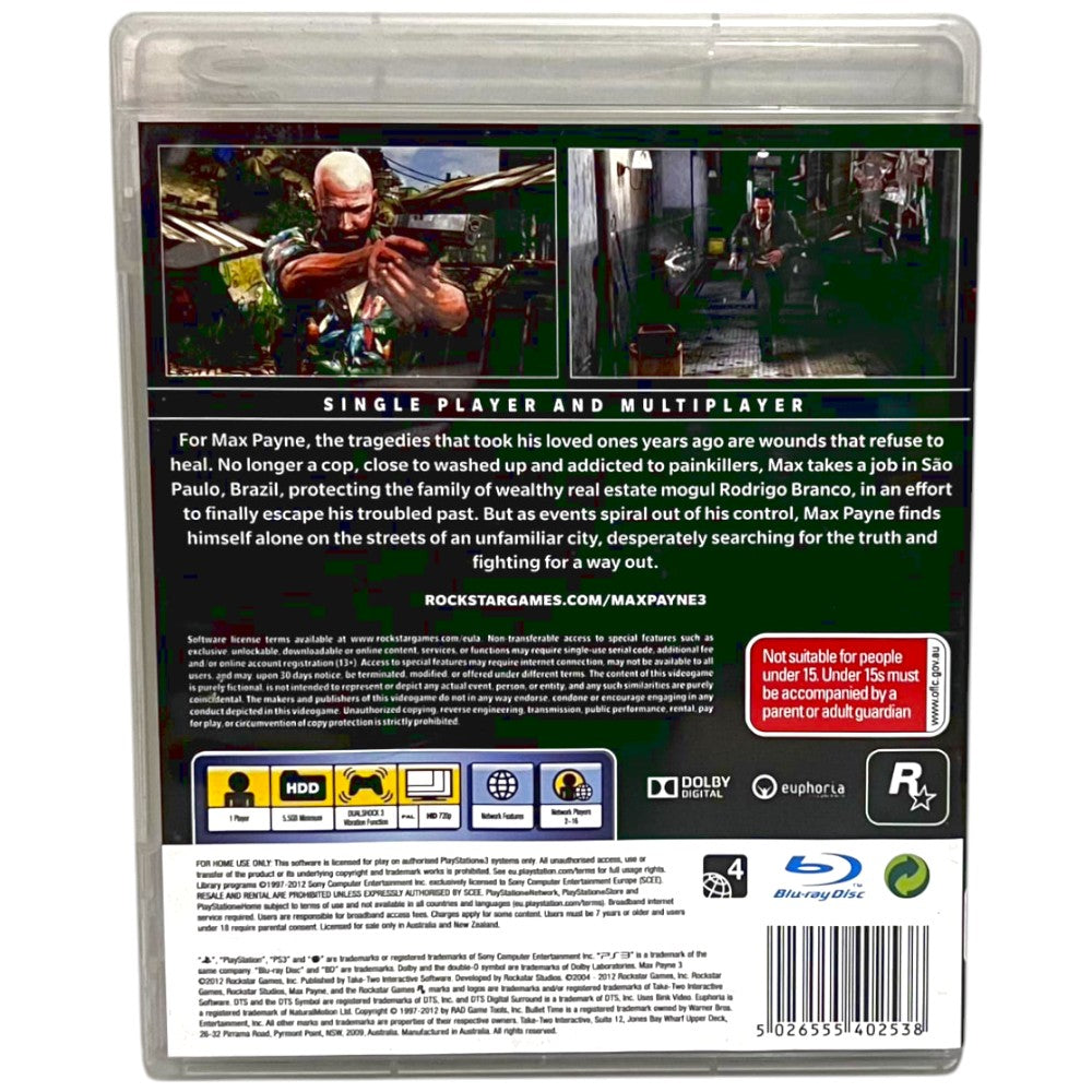 Max Payne 3 - PS3