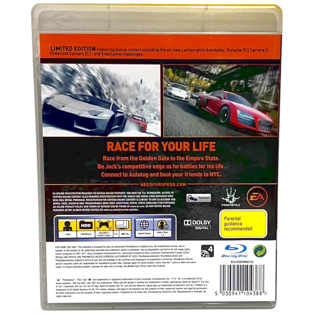 Need for Speed: The Run - PS3