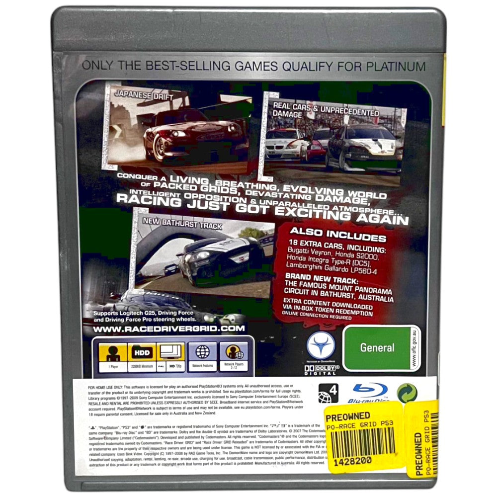 Race Driver: Grid Reloaded
- PS3