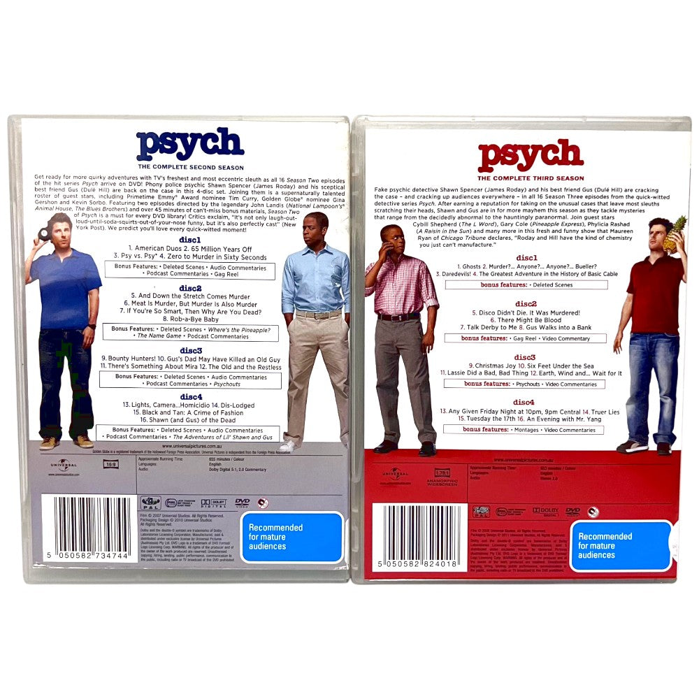 Psych Season 2 & 3