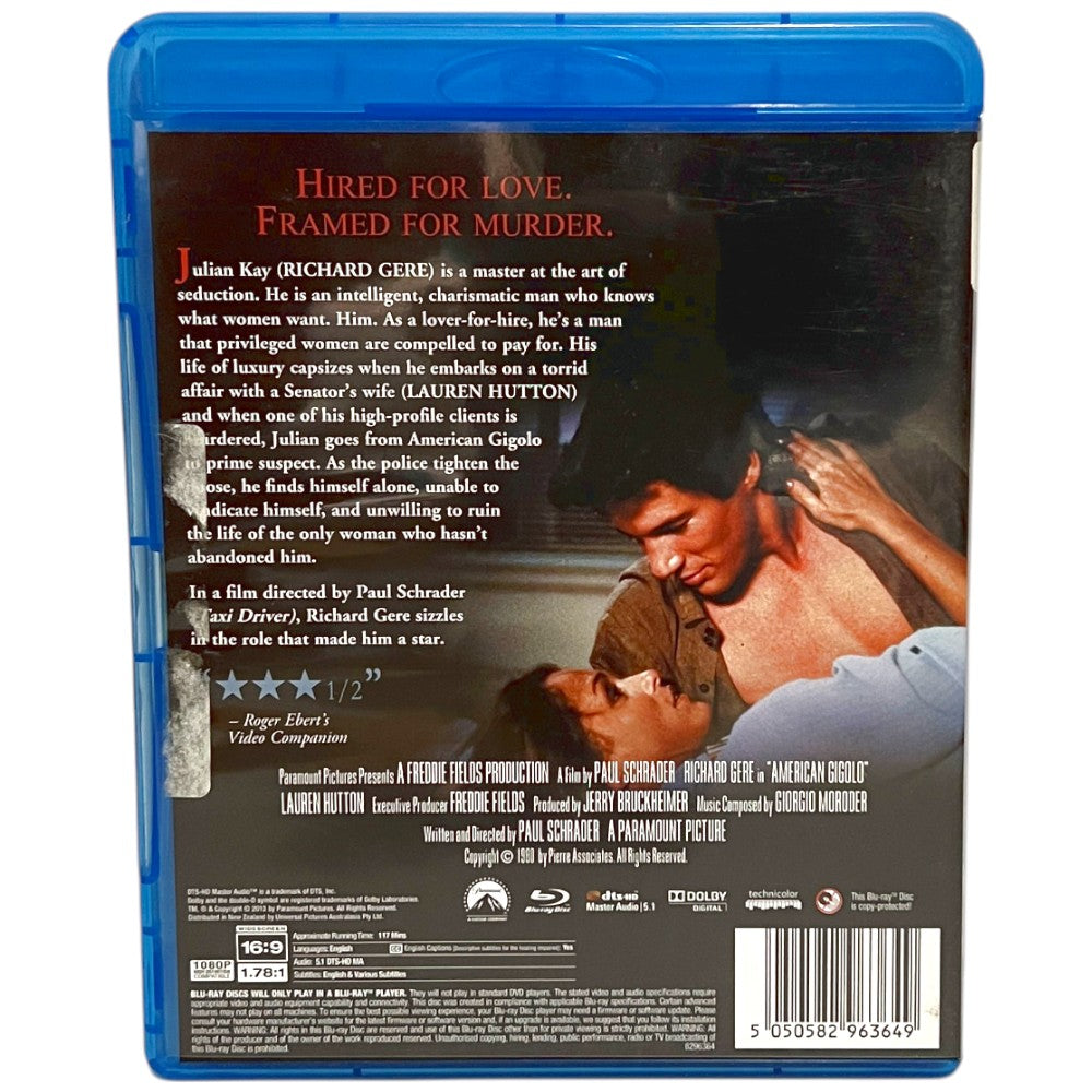 American Gigolo - Blu-Ray