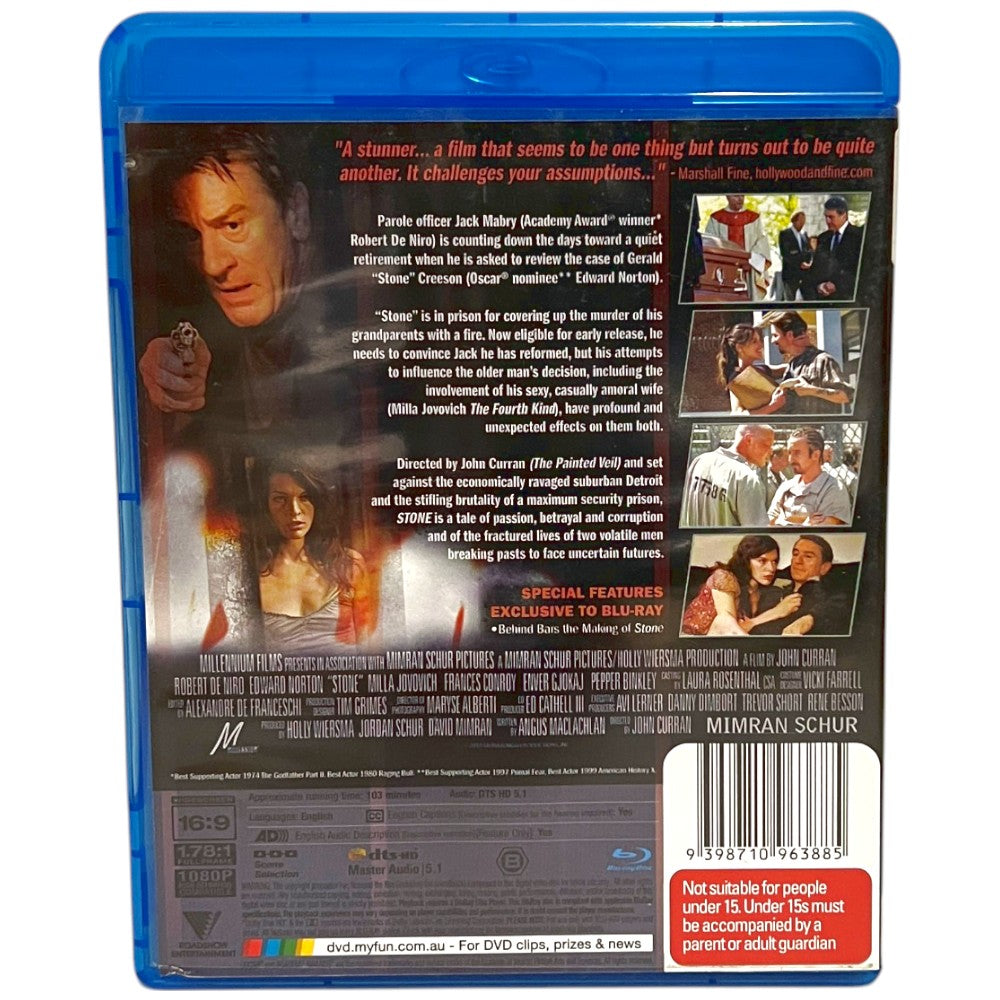 Stone (Robert Deniro) - Blu-Ray