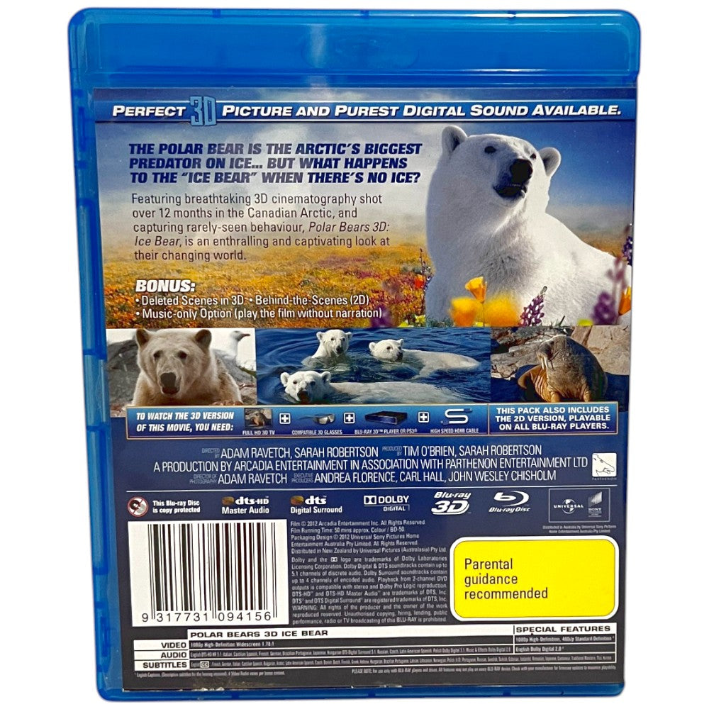 Polar Bears 3D: Ice Bear - Blu-Ray