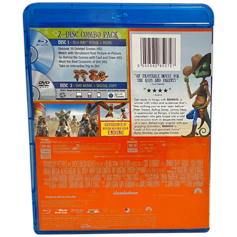 Rango - Blu-Ray