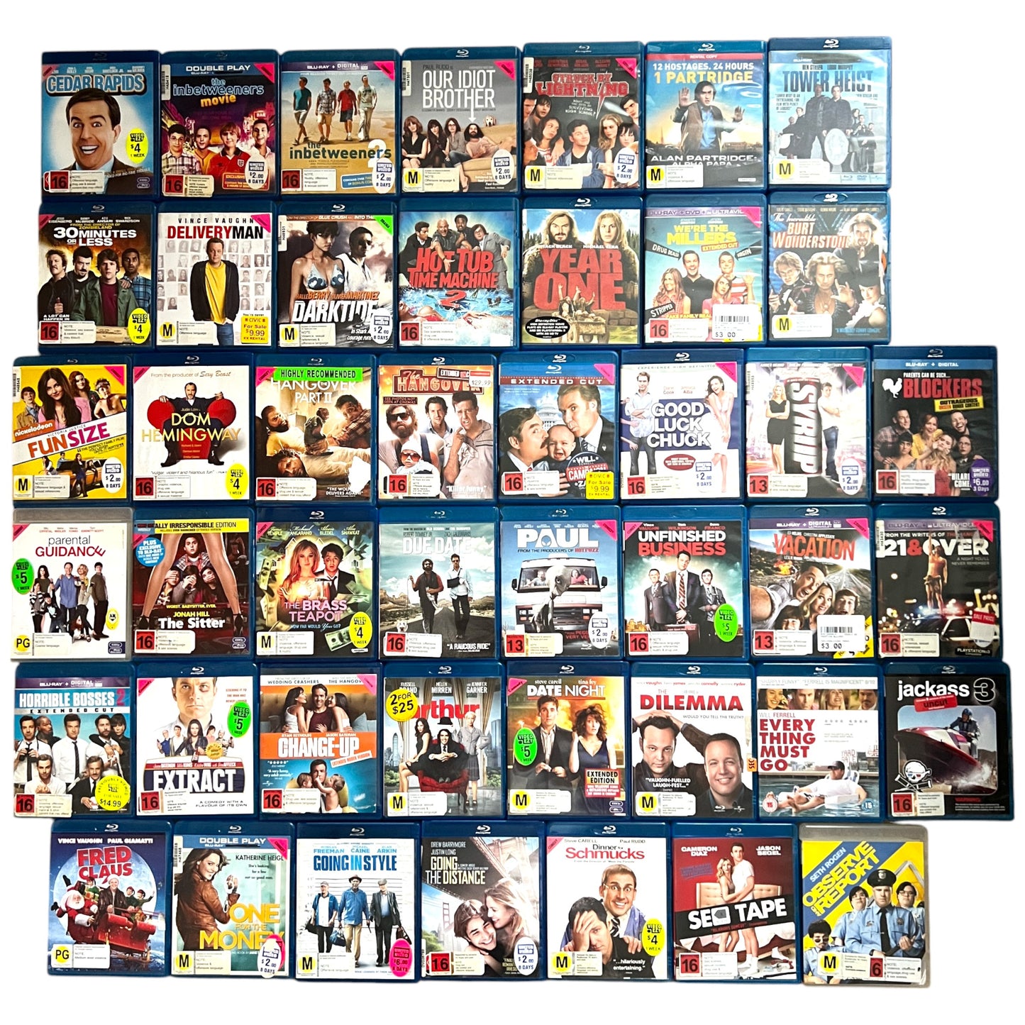 45 Comedy Bulk Movies - Blu-Ray