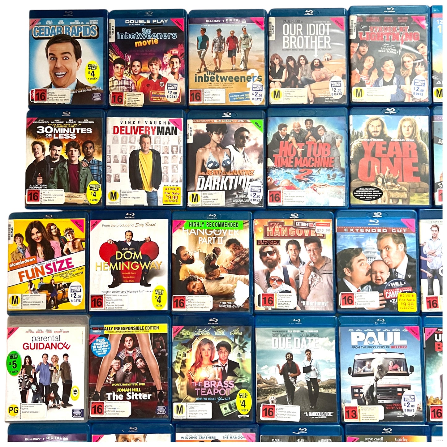 45 Comedy Bulk Movies - Blu-Ray