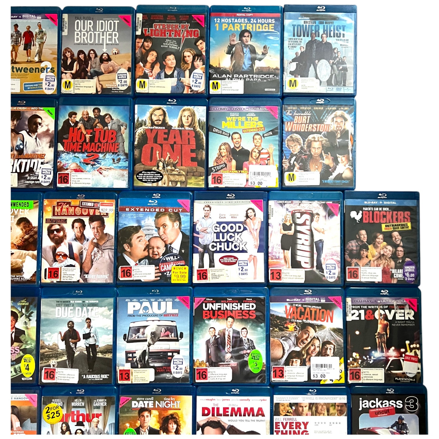 45 Comedy Bulk Movies - Blu-Ray