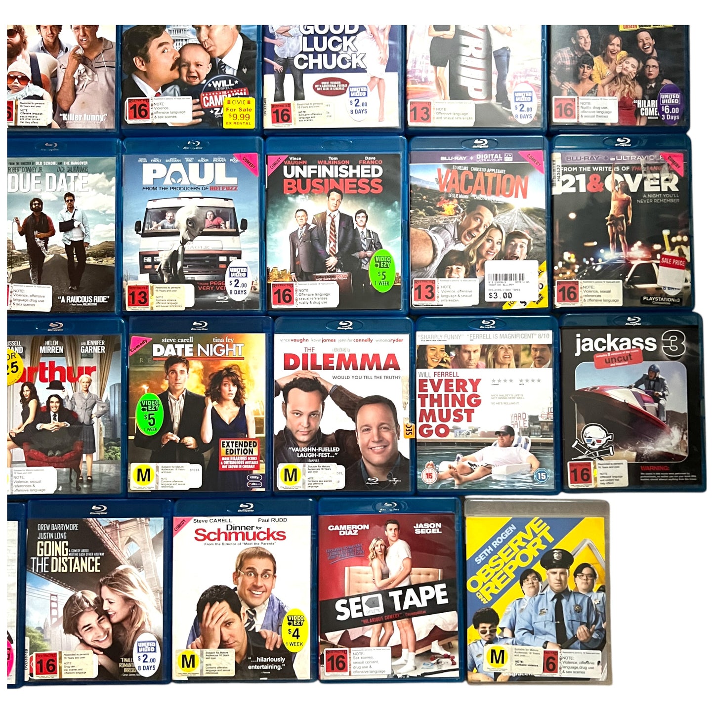 45 Comedy Bulk Movies - Blu-Ray