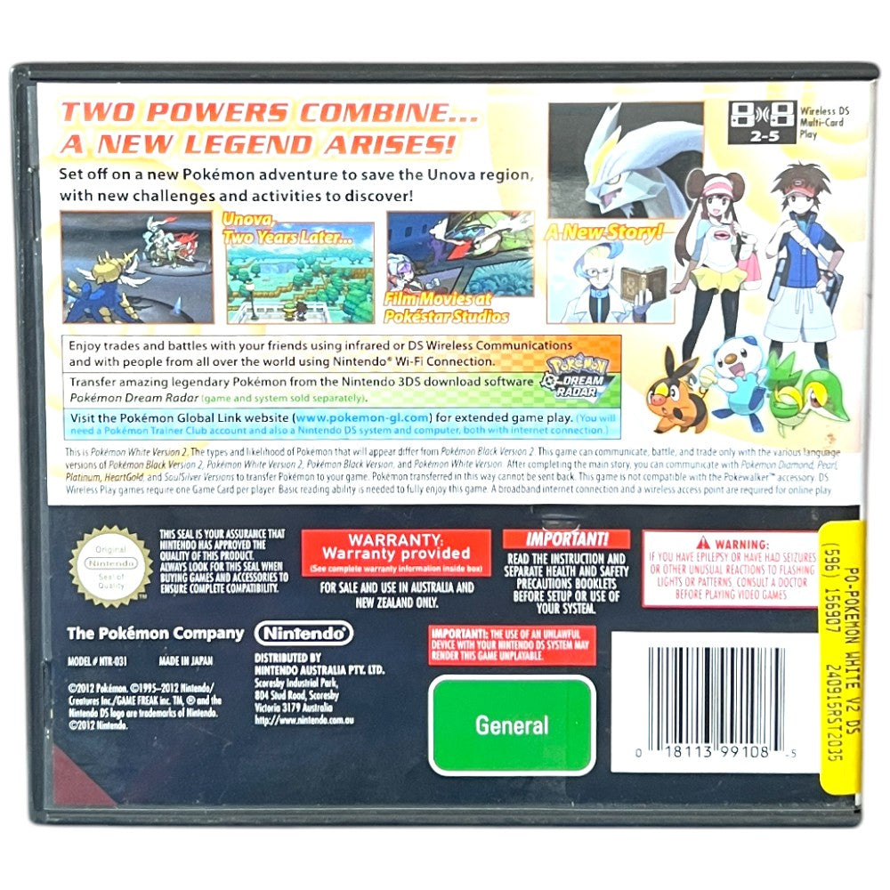 Pokémon White Version 2 - Nintendo DS