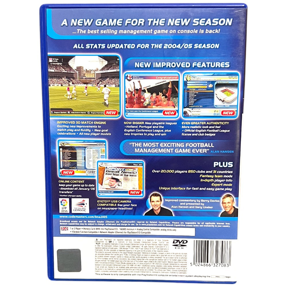 LMA Manager 2005 - PS2