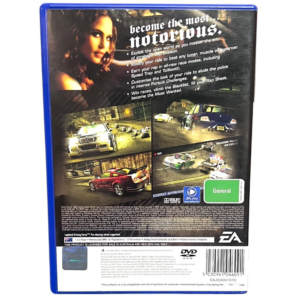 Need for Speed: Most Wanted - PS2