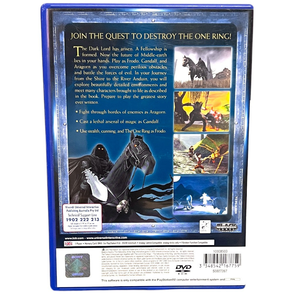 The Lord of the Rings: The Fellowship of the Ring - PS2