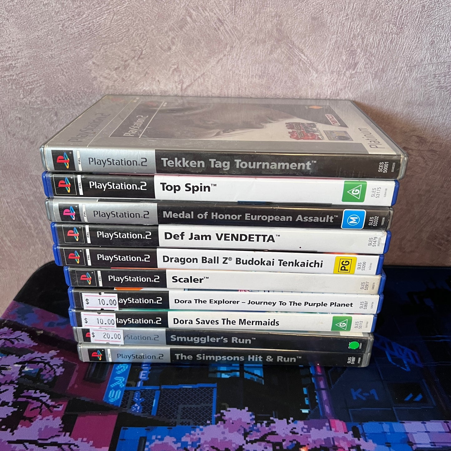 PlayStation 2 Console & Games Bundle - PS2