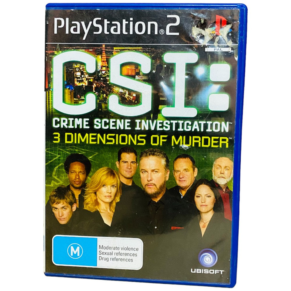 CSI: Crime Scene Investigation - 3 Dimensions of Murder - PS2