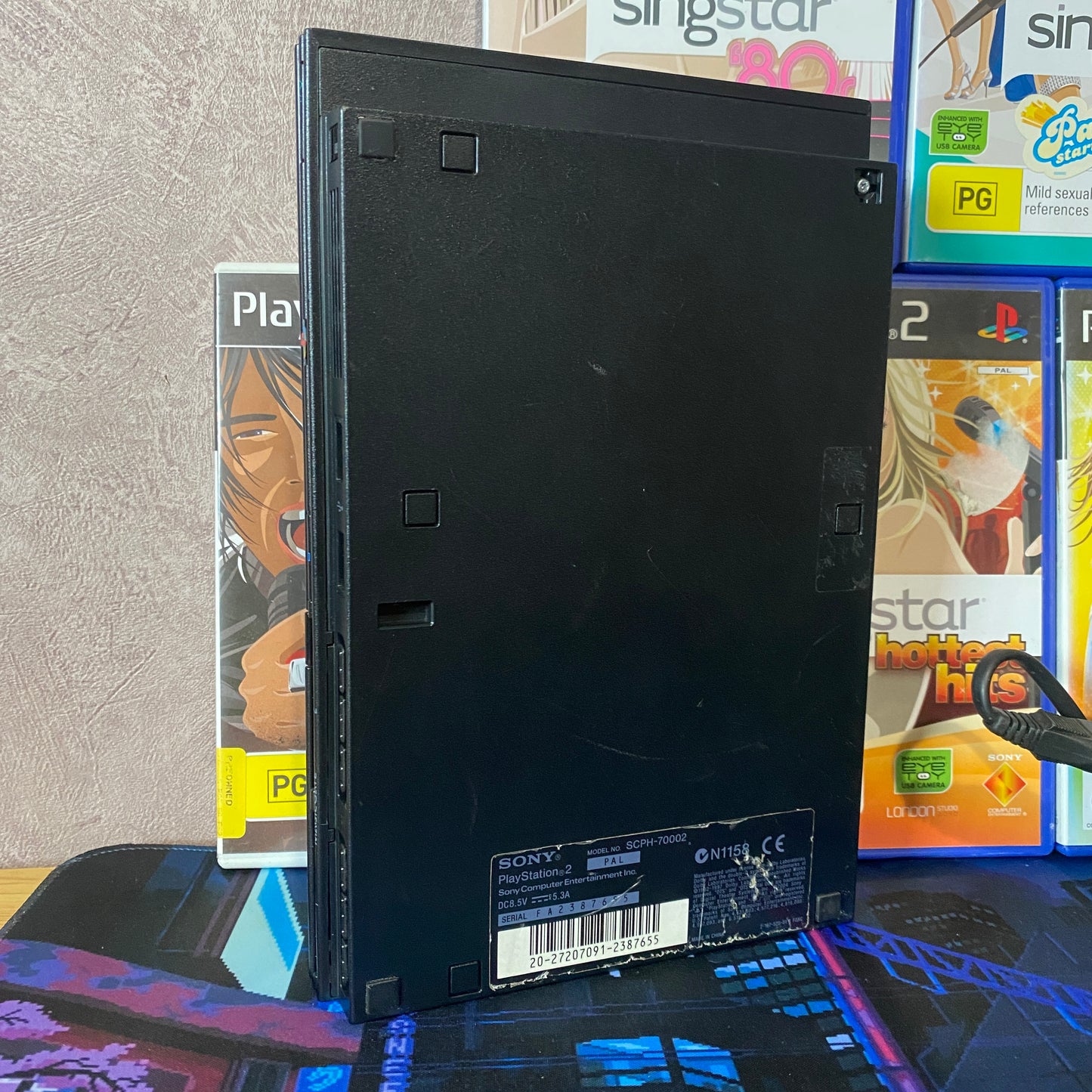 PlayStation 2 Console, Singstar Games & Microphones Bundle! - PS2