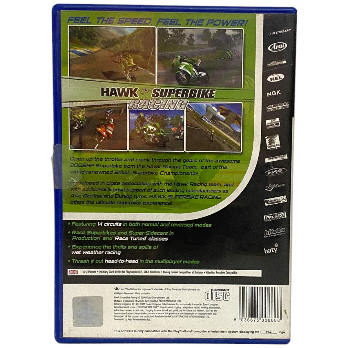 Hawk Superbike Racing - PS2