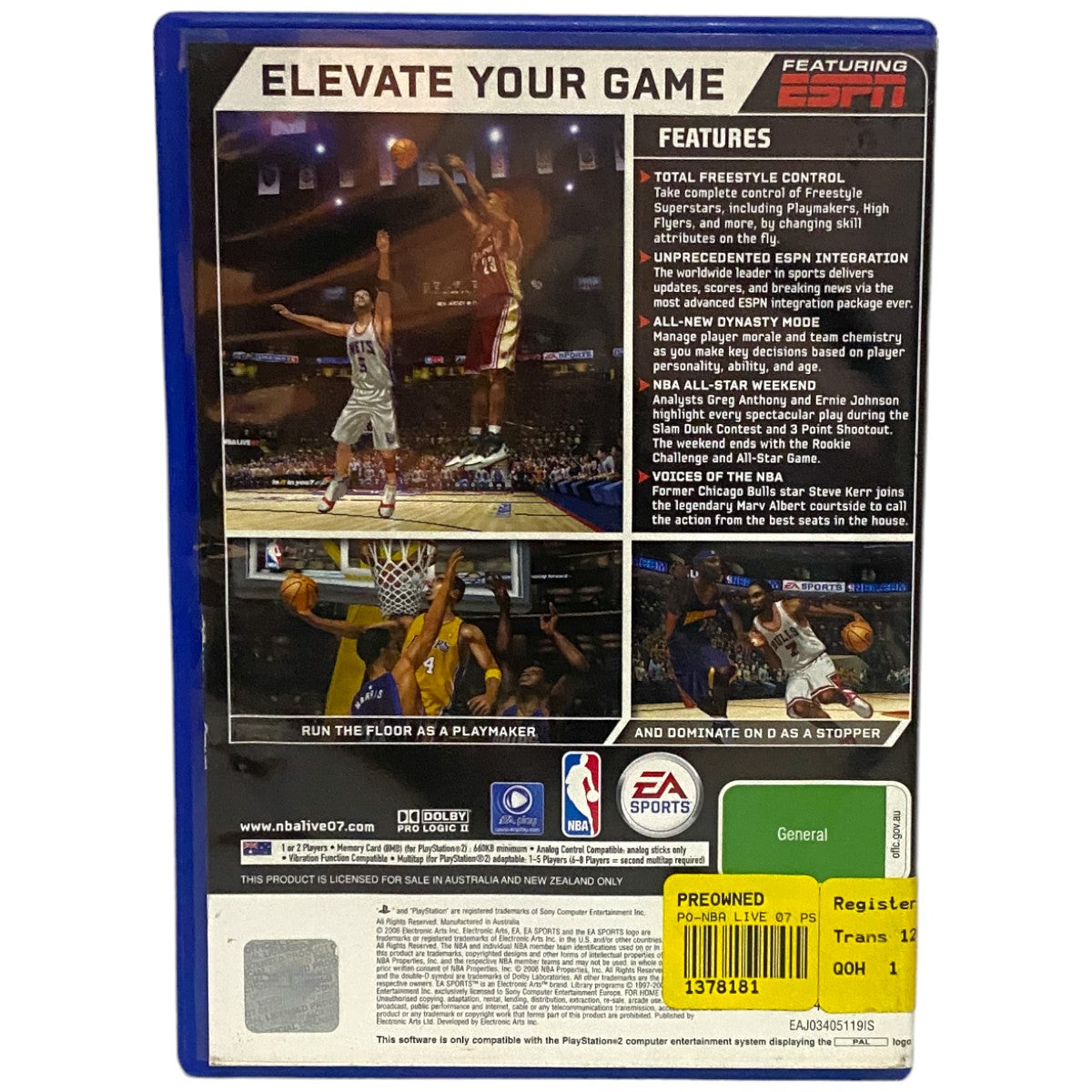 NBA Live 07 - PS2