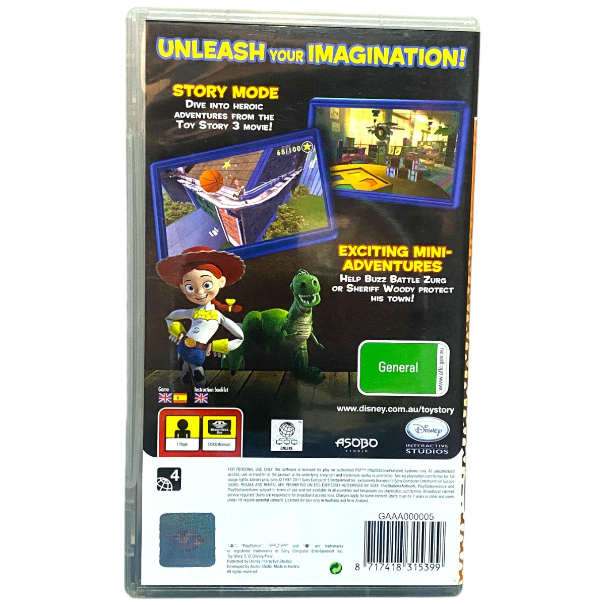 Disney•Pixar Toy Story 3 - PSP