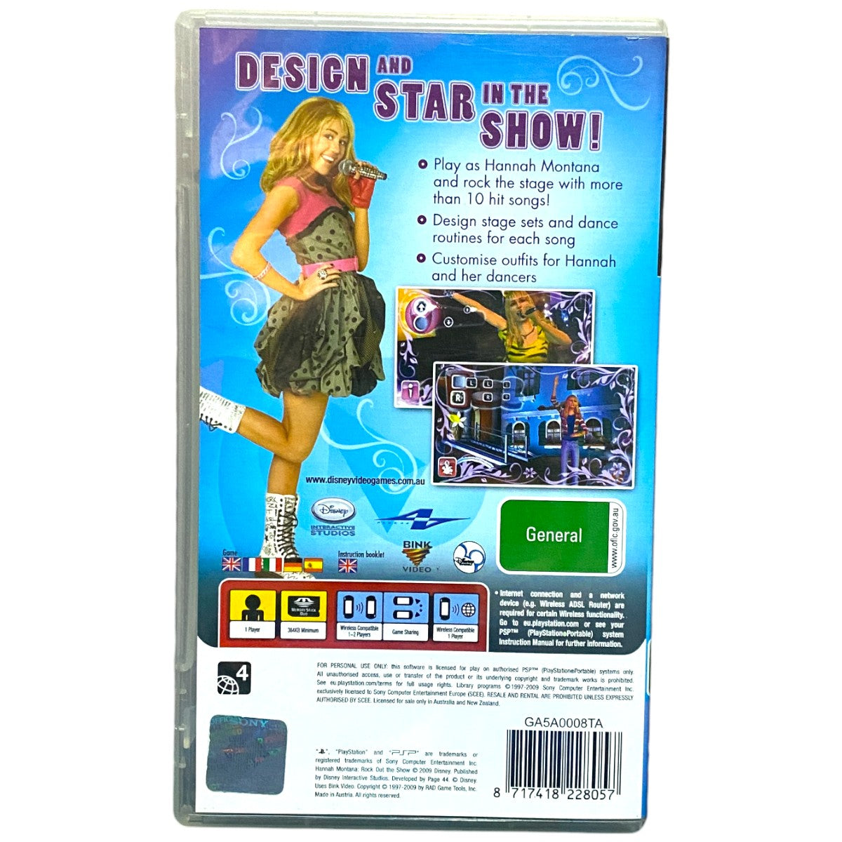 Hannah Montana: Rock Out the Show - PSP