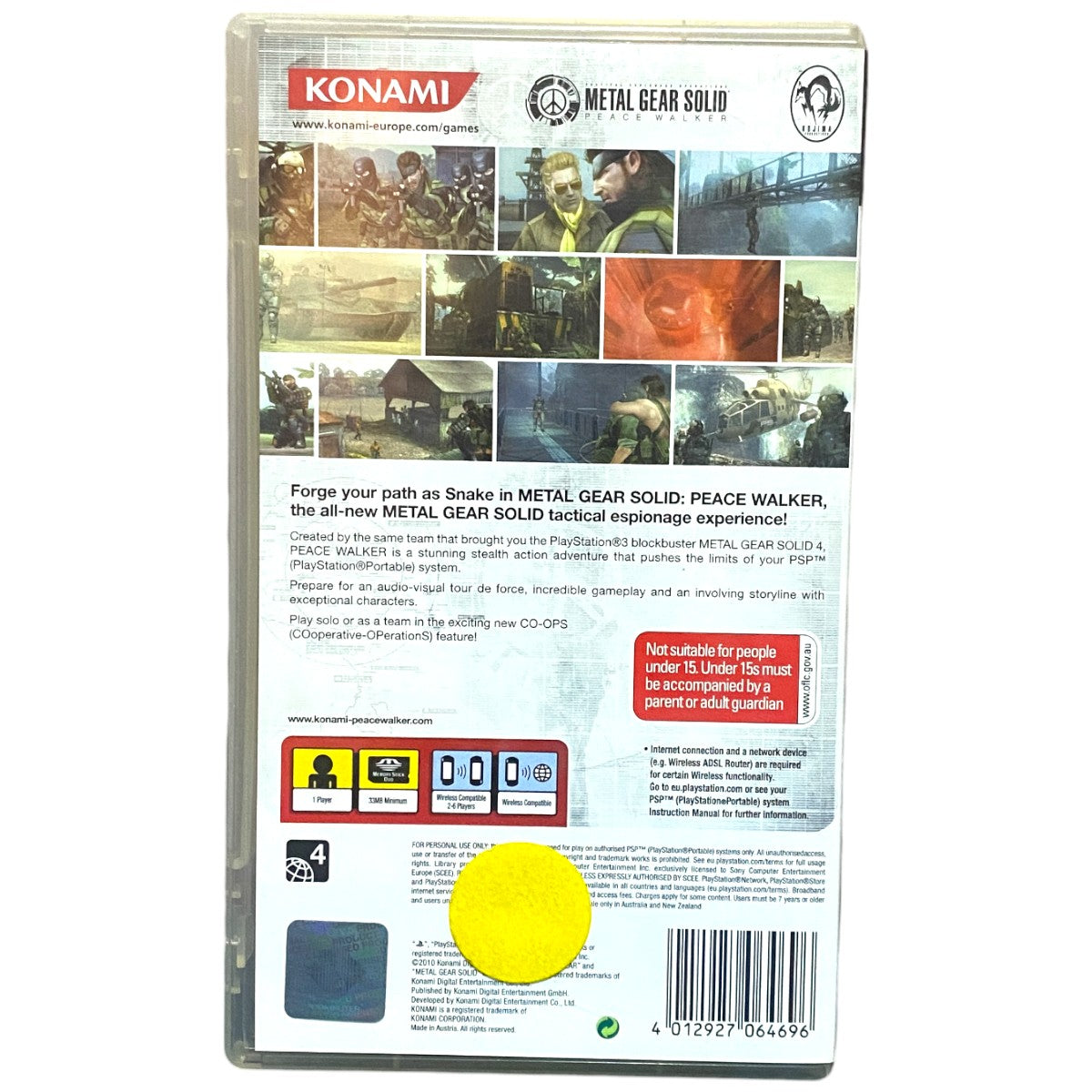 Metal Gear Solid: Peace Walker - PSP