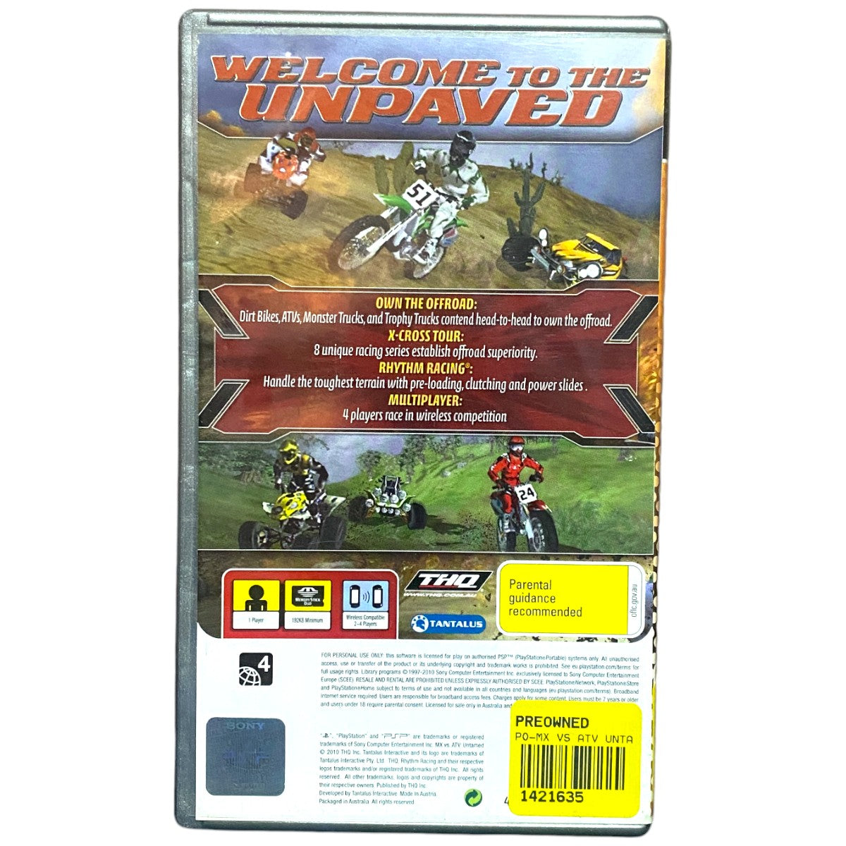 MX vs. ATV: Untamed - PSP