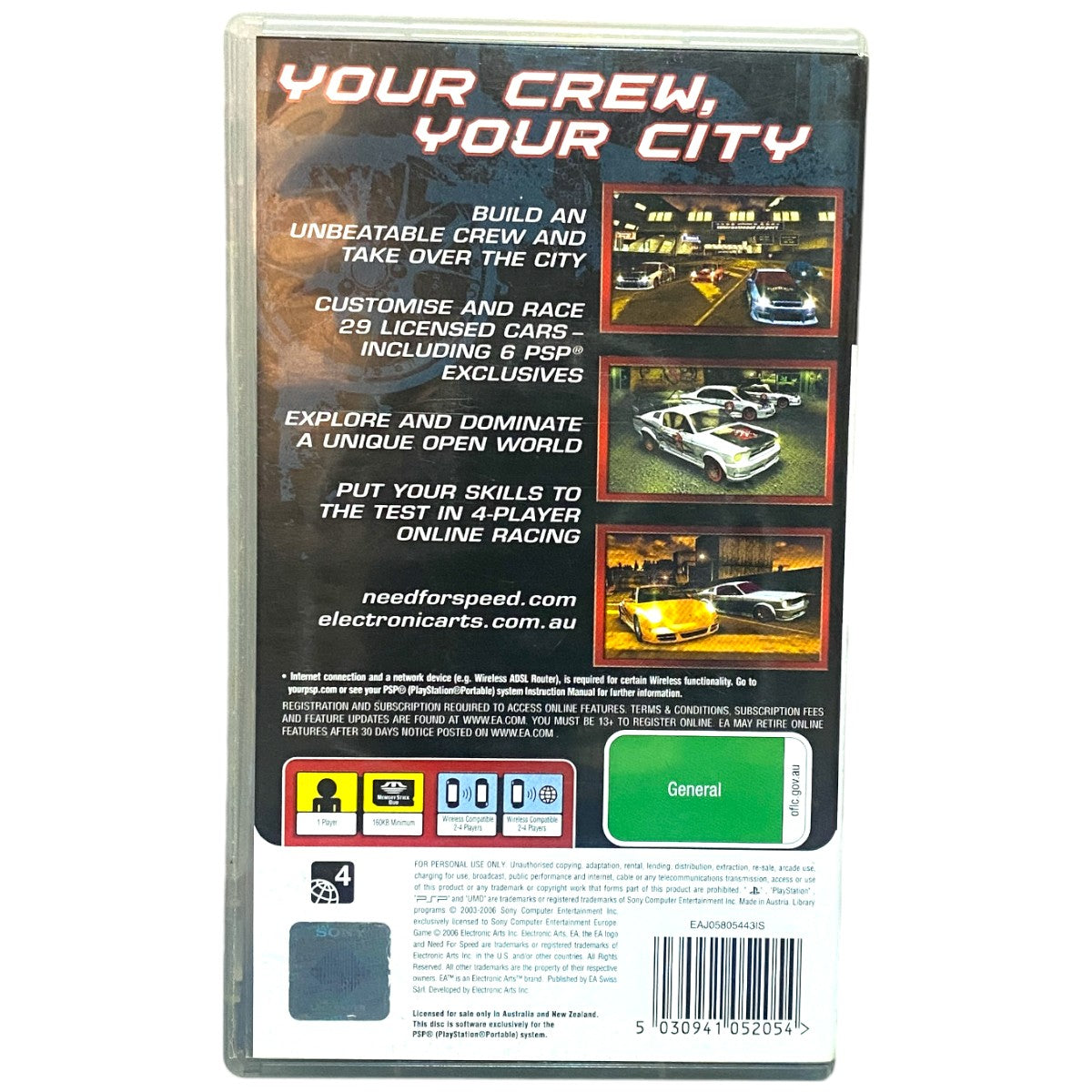 Need for Speed: Carbon - Own the City - PSP