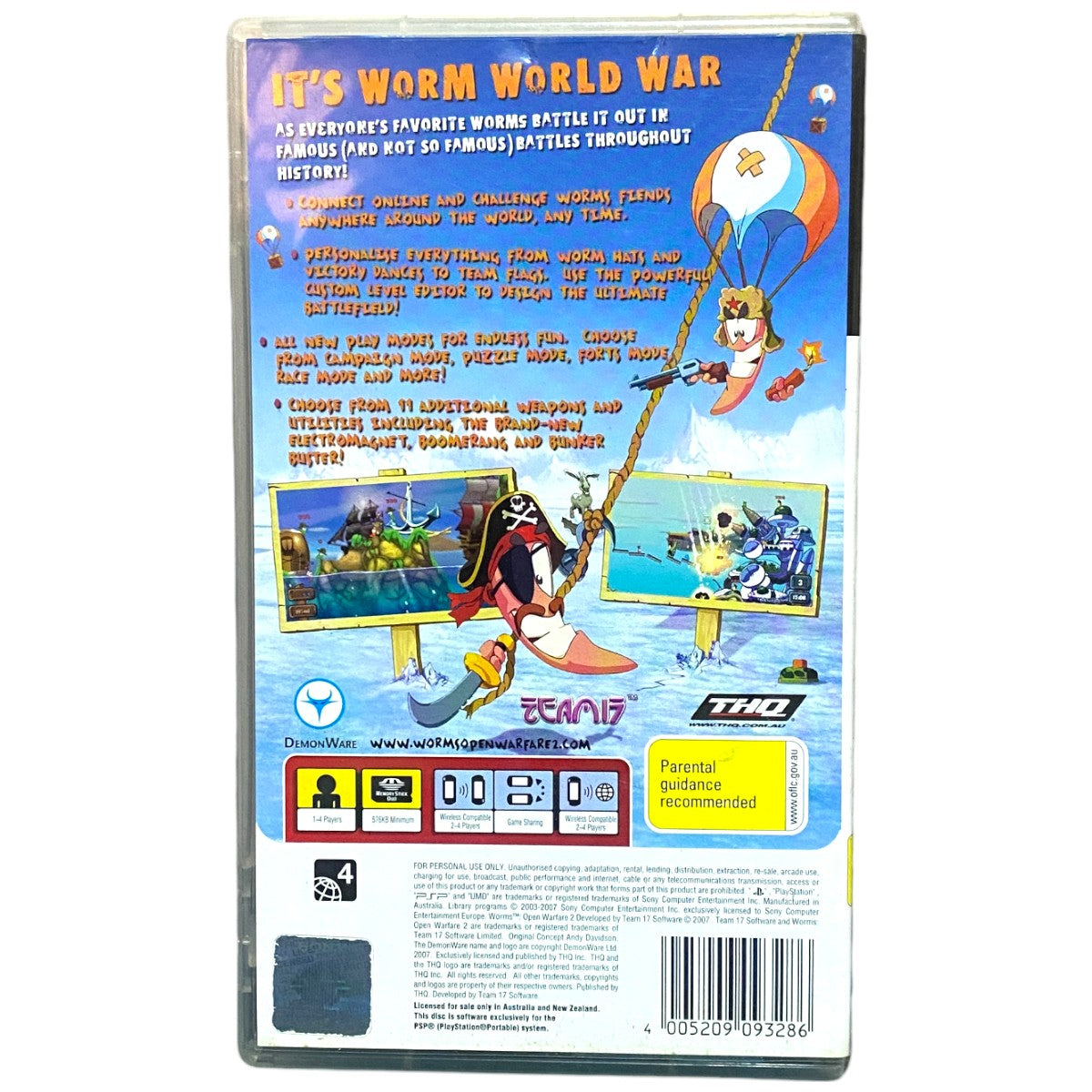 Worms: Open Warfare 2 - PSP