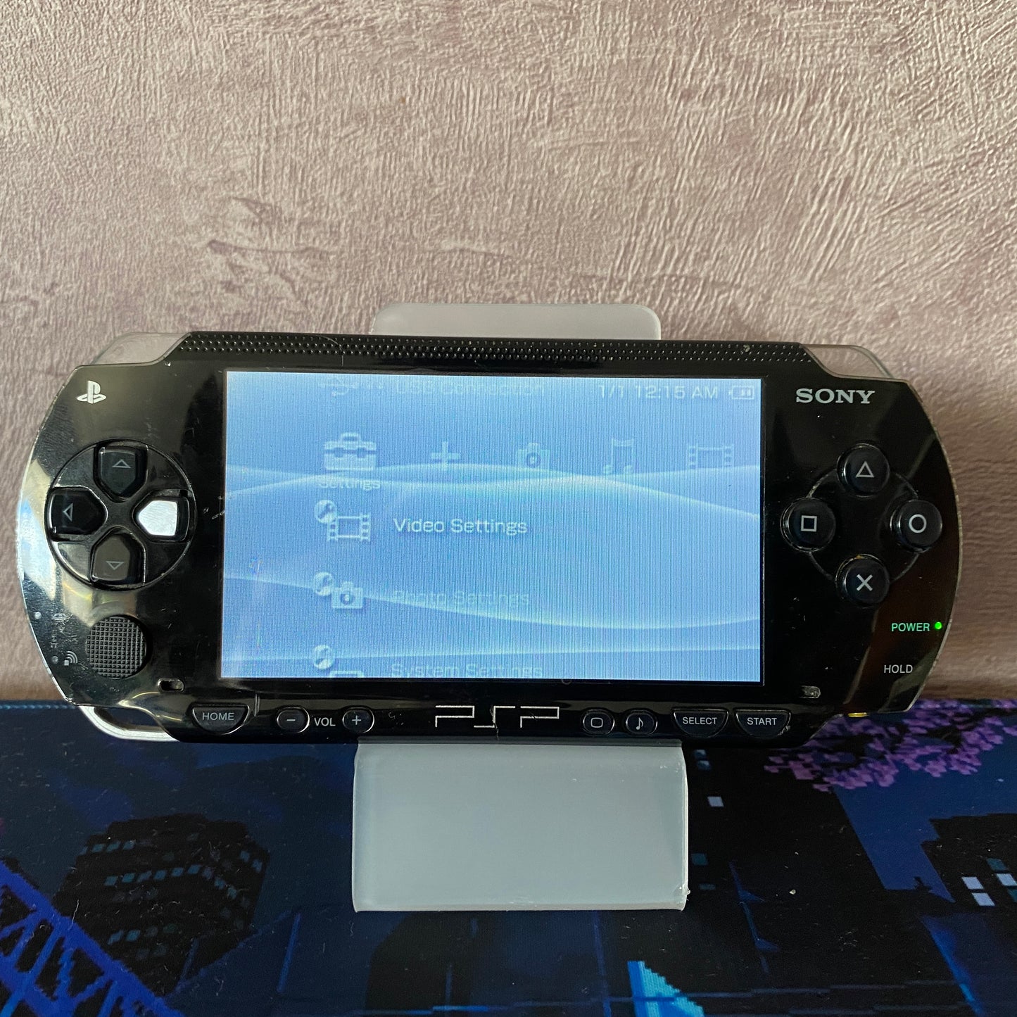 Modded SONY PSP 1002 Console Boxed - Black
