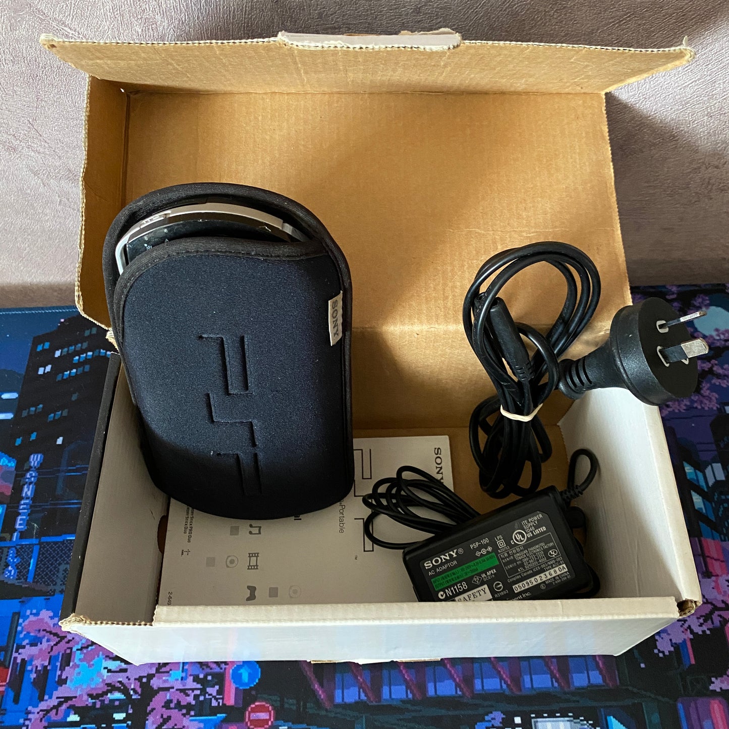 Modded SONY PSP 1002 Console Boxed - Black