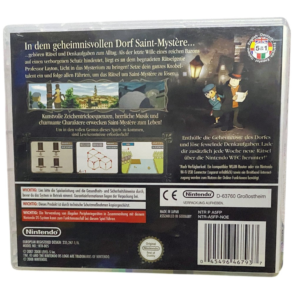 Professor Layton and the Curious Village - Nintendo DS