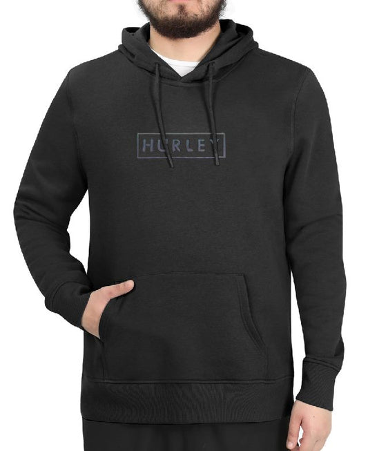 Hurley Boxed Logo Fleece Hoodie - Black