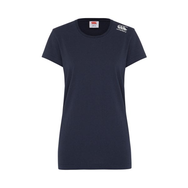 Canterbury Womens CCC Small Logo Tee - Navy