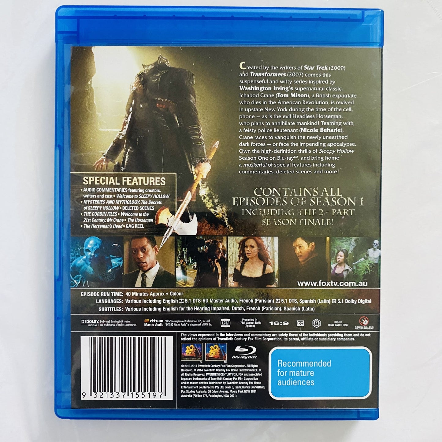 Sleepy Hollow: Season 1 - Blu-Ray