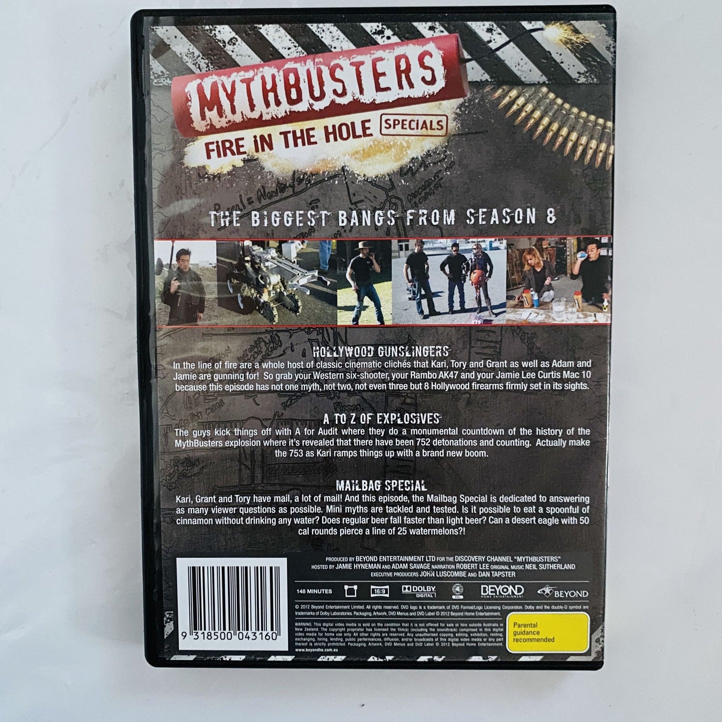 Mythbusters Fire in the Hole Specials  - DVD