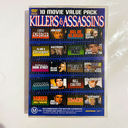 Killers & Assassins 10 Movie Value Pack - DVD
