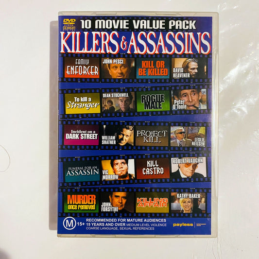 Killers & Assassins 10 Movie Value Pack - DVD