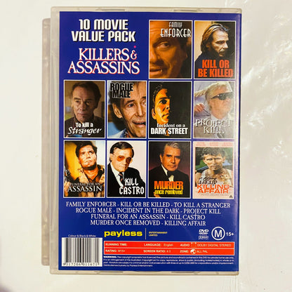 Killers & Assassins 10 Movie Value Pack - DVD