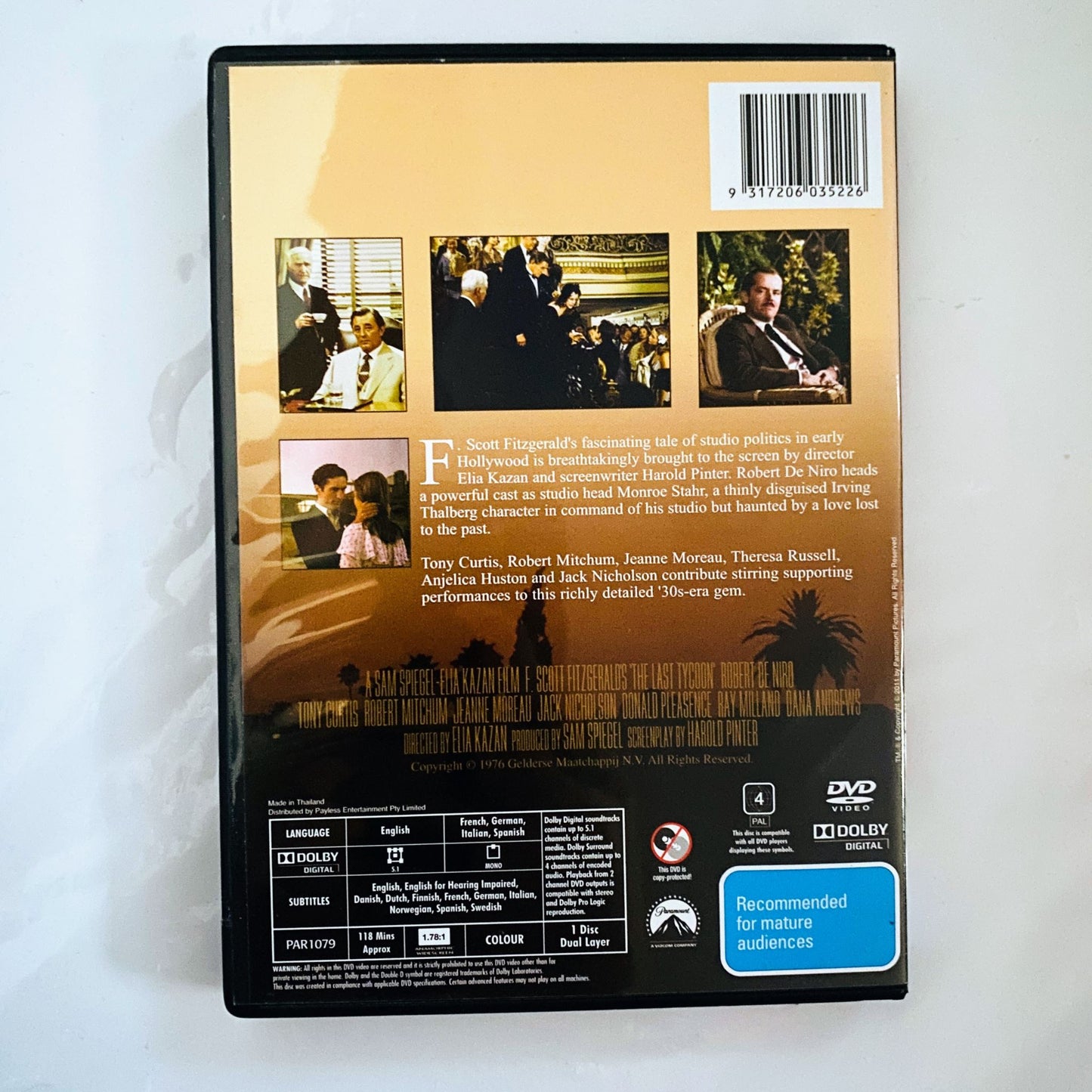 The Last Tycoon  - DVD