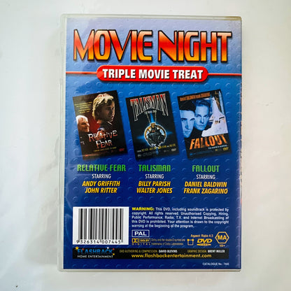 Movie Night Fallout Talisman Relative Fear - DVD